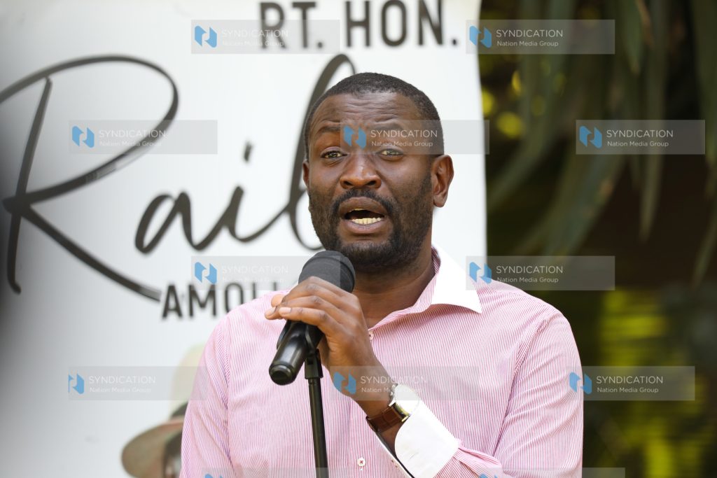 Nairobi Senator Edwin Sifuna speaks