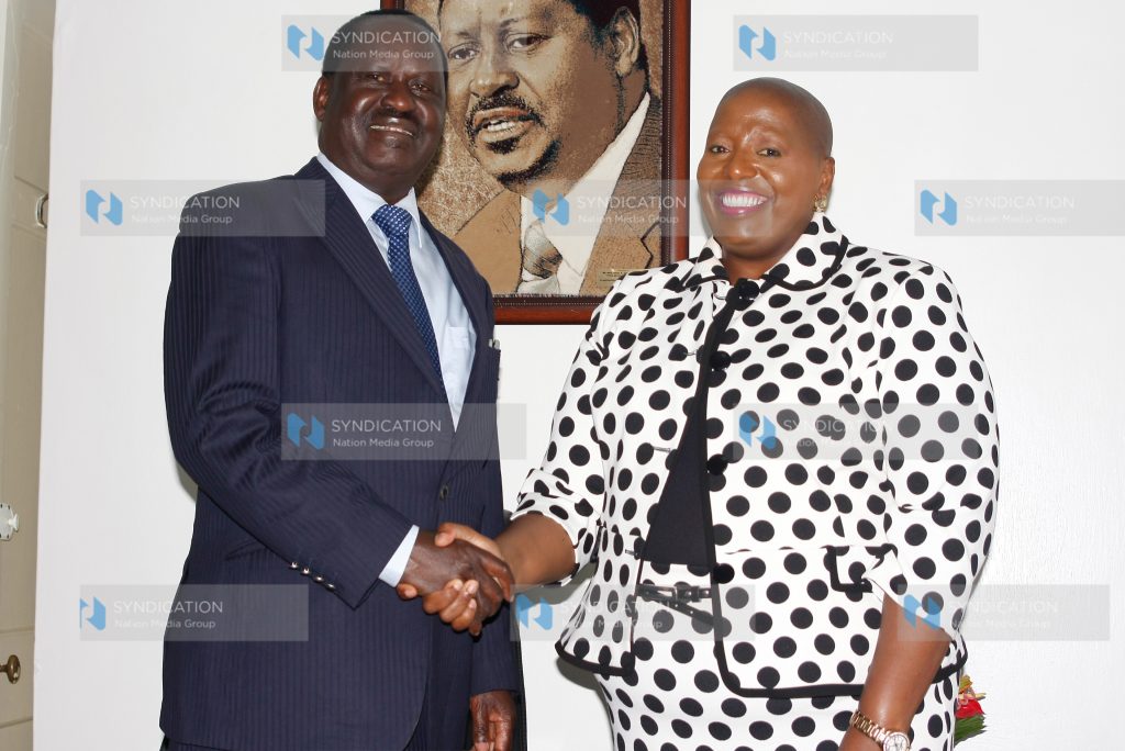 CORD leader Raila Odinga meets South African High Commissioner to Kenya, Koleka Anita Mqulwana