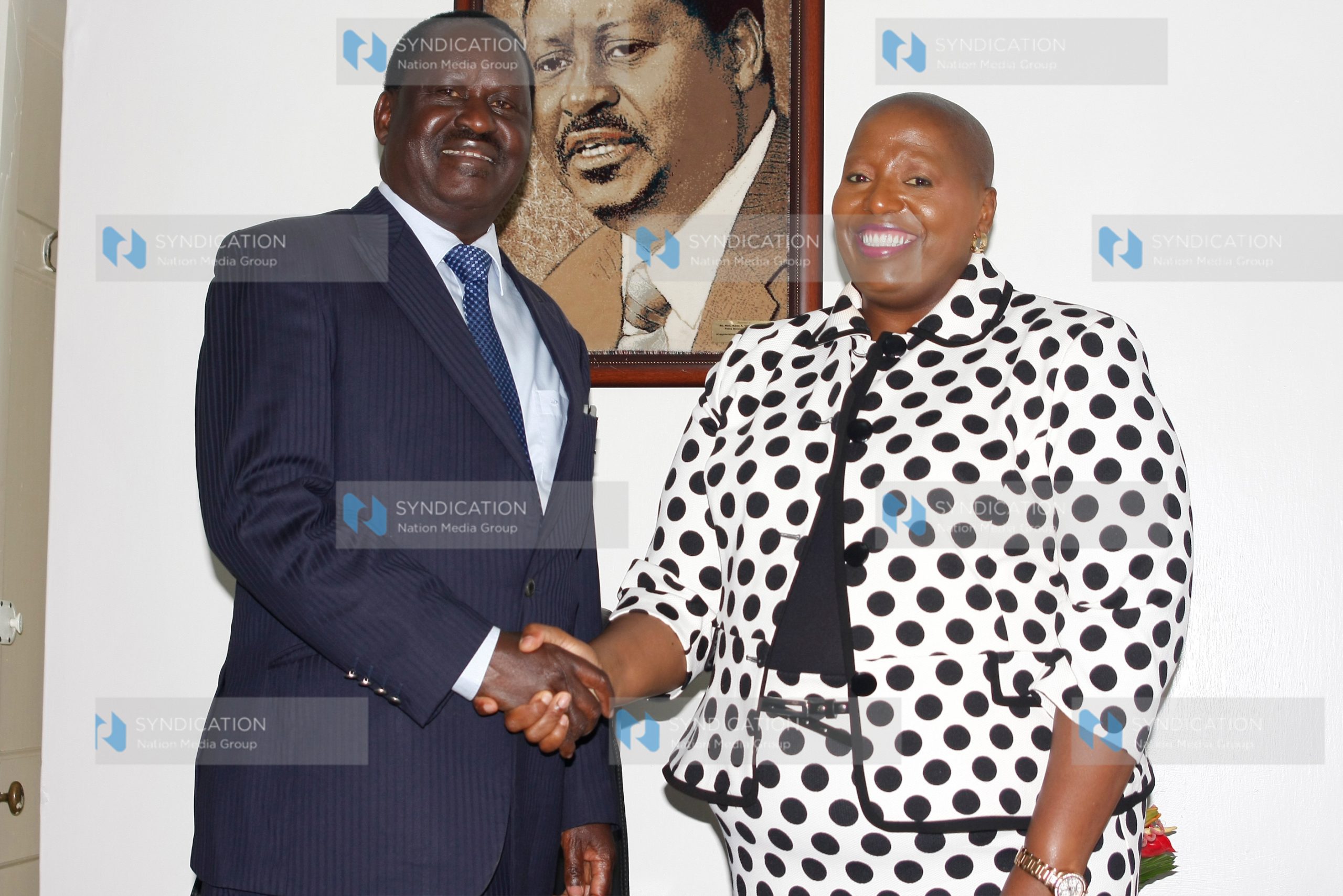 CORD leader Raila Odinga meets South African High Commissioner to Kenya, Koleka Anita Mqulwana