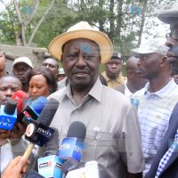 Opposition leader Raila Odinga