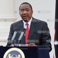 President Uhuru Kenyatta addresses the nation at State house