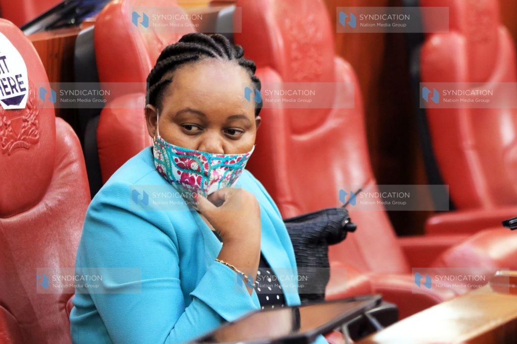 Kirinyaga Governor Anne Waiguru appears before the Senate special committee