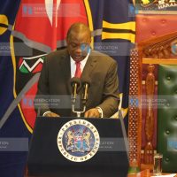 President Uhuru Kenyatta delivering his State of the Nation Address