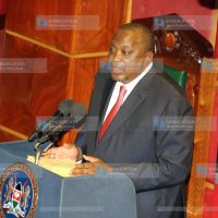 President Uhuru Kenyatta delivering his State of the Nation Address