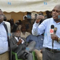 Kakamega Senator Dr. Boni Khalwale and Ikolomani MP Bernard Shinali differ sharply with political activist Stanley Livondo