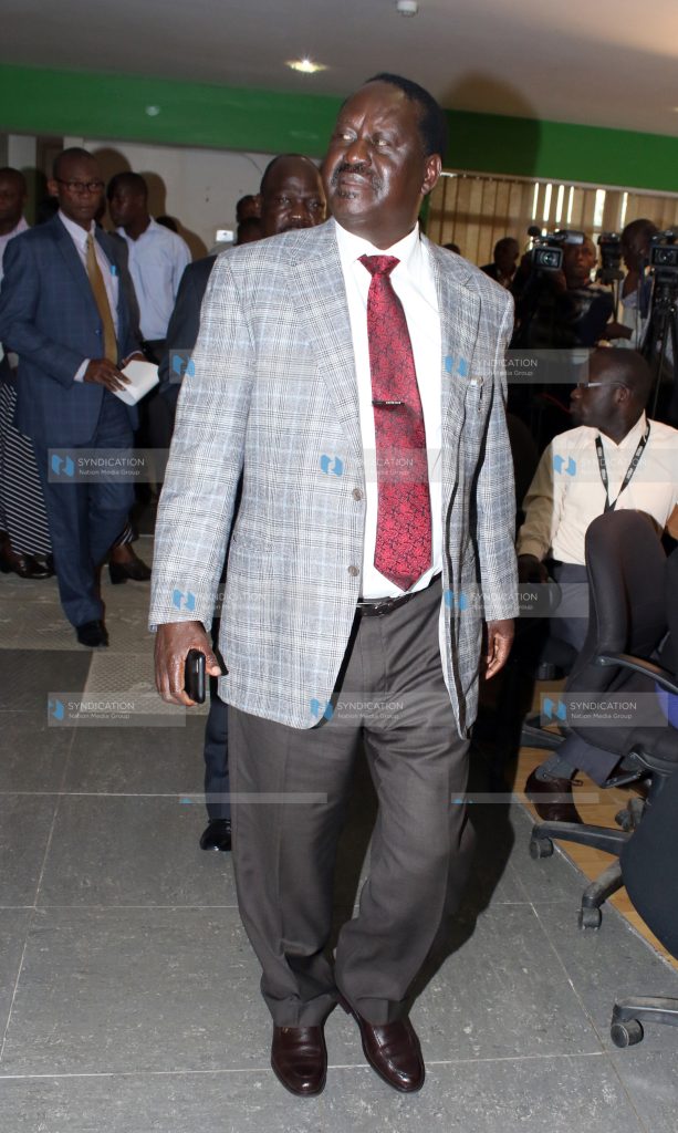 CORD leader Raila Odinga