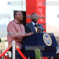 President Uhuru Kenyatta and his Deputy William Ruto