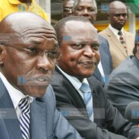 Kakamega Senator Bony Khalwale, former nominated MP George Nyamweya and UDF party leader Musalia Mudavadi