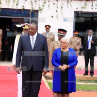 President Uhuru Kenyatta and First Lady Margaret Kenyatta