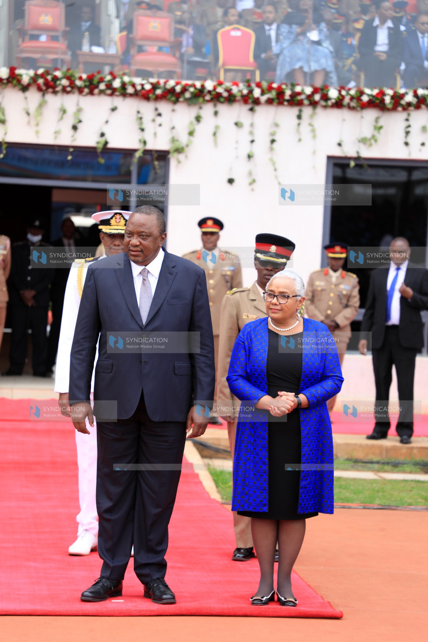 President Uhuru Kenyatta and First Lady Margaret Kenyatta