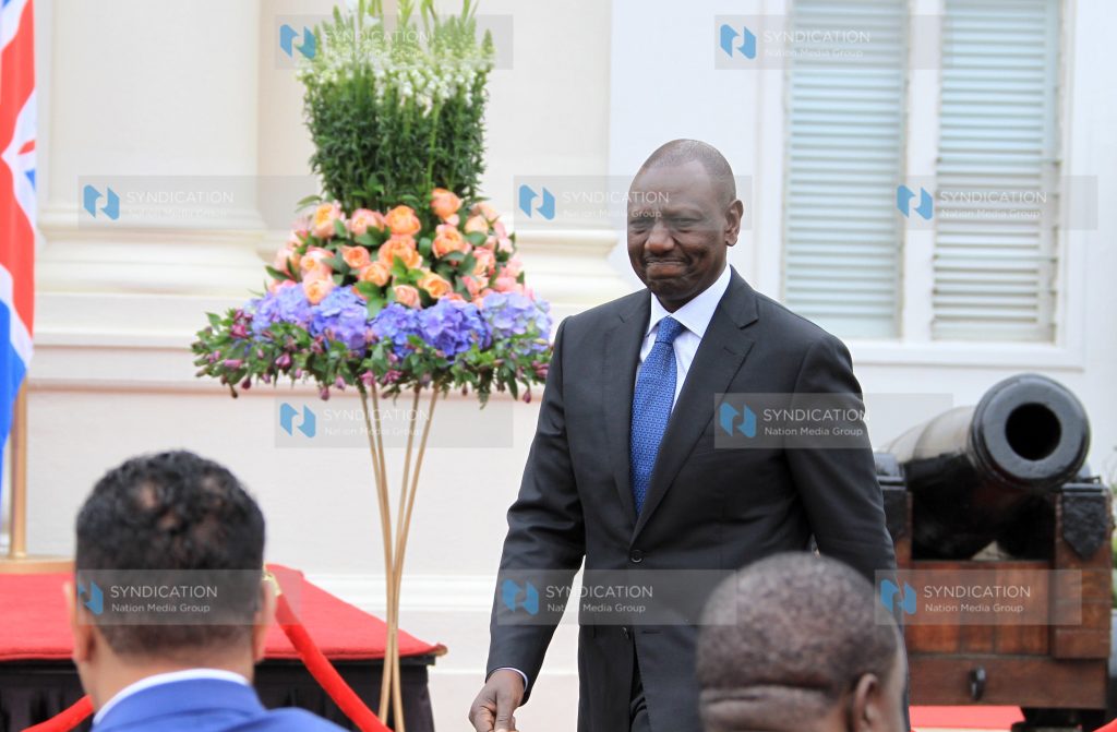 Deputy President William Ruto at Statehouse