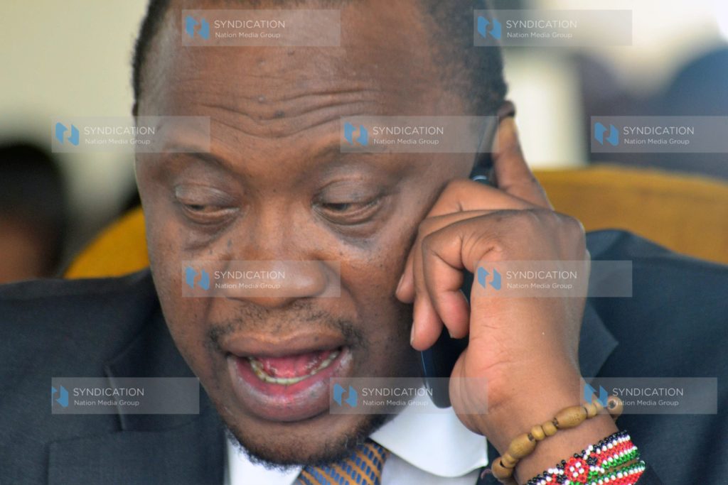 Deputy prime minister Uhuru Kenyatta