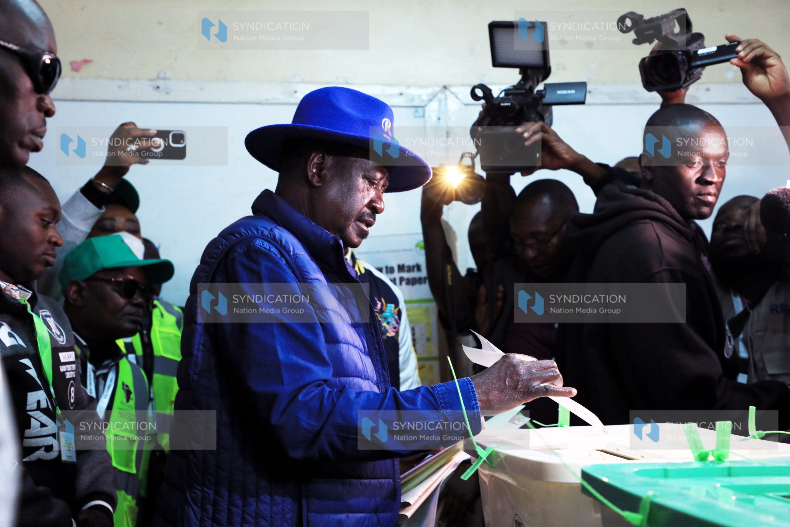 Kenya’s Azimio La Umoja Party presidential candidate Raila Odinga