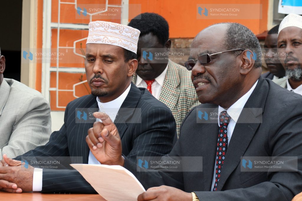 DM-Kenya Vice Chairman David Musila with Mahamud Muhumud Sirat