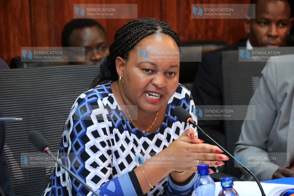Former Devolution Cabinet Secretary Anne Waiguru