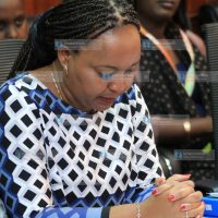 Former Devolution Cabinet Secretary Anne Waiguru appears before the National Assembly's Public Accounts Committee