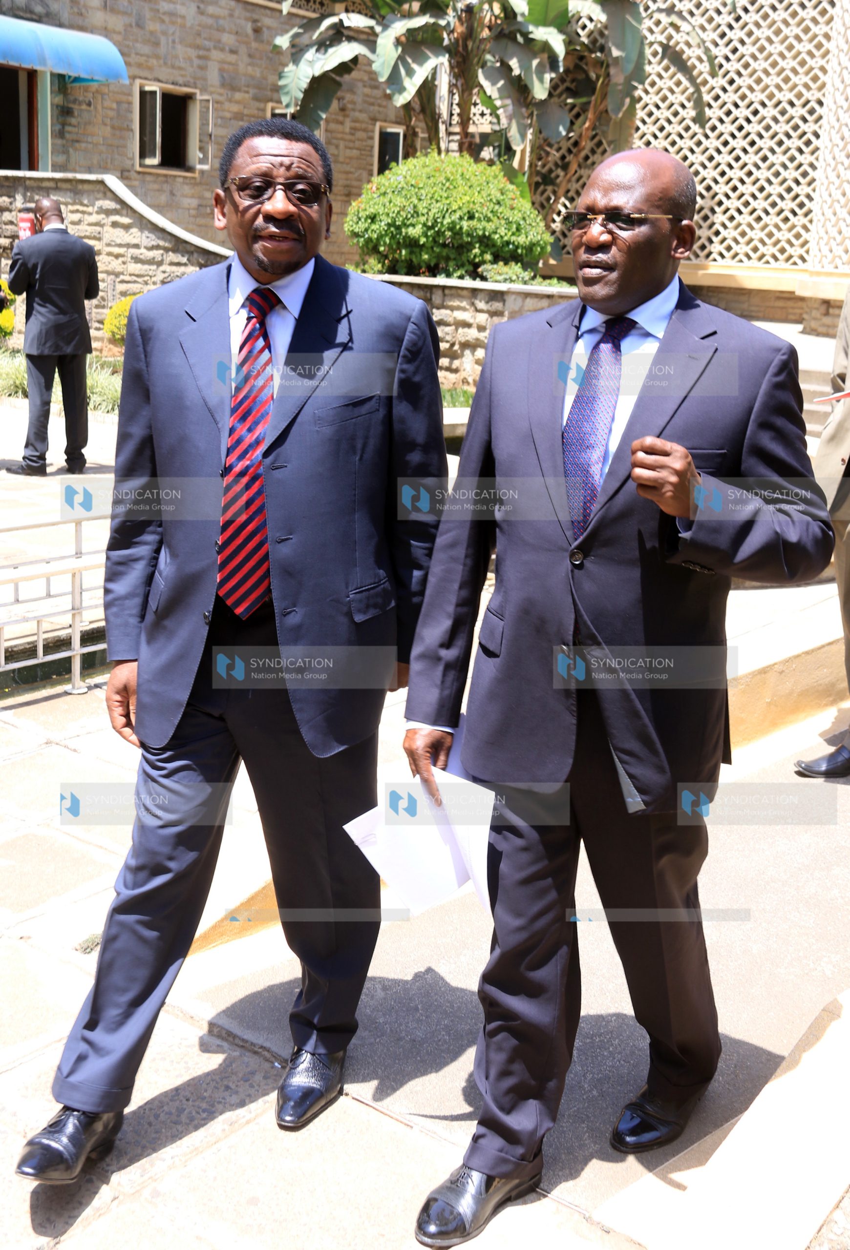CORD Senators James Orengo and Johnstone Muthama