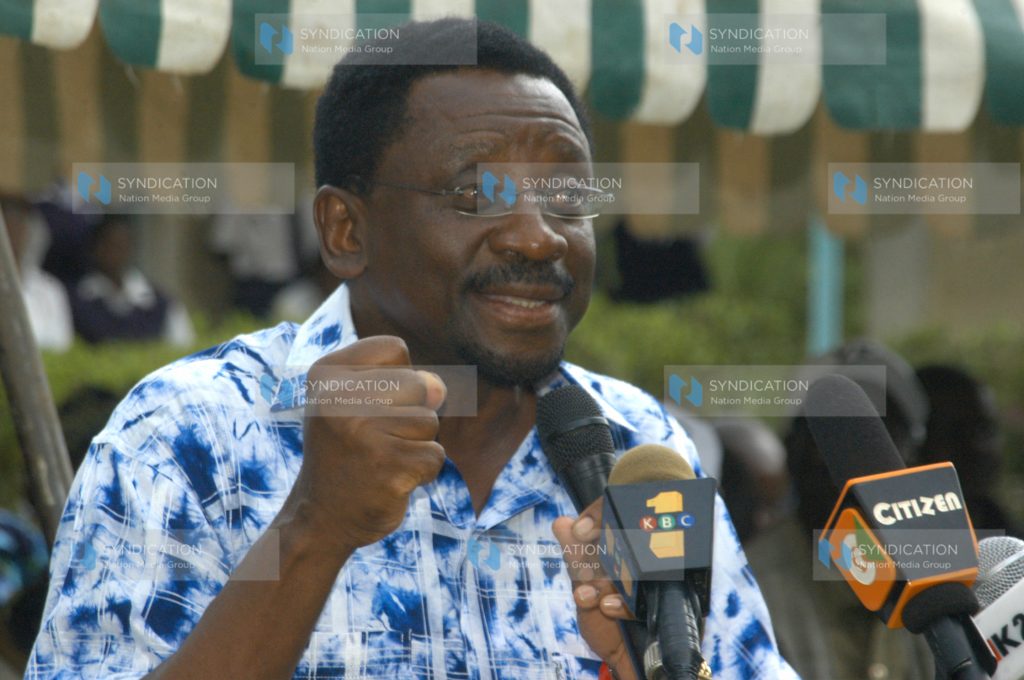 Lands Minister James Orengo