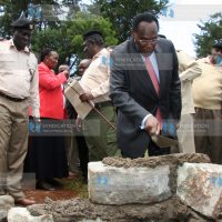 Internal Security Minister Prof George Saitoti