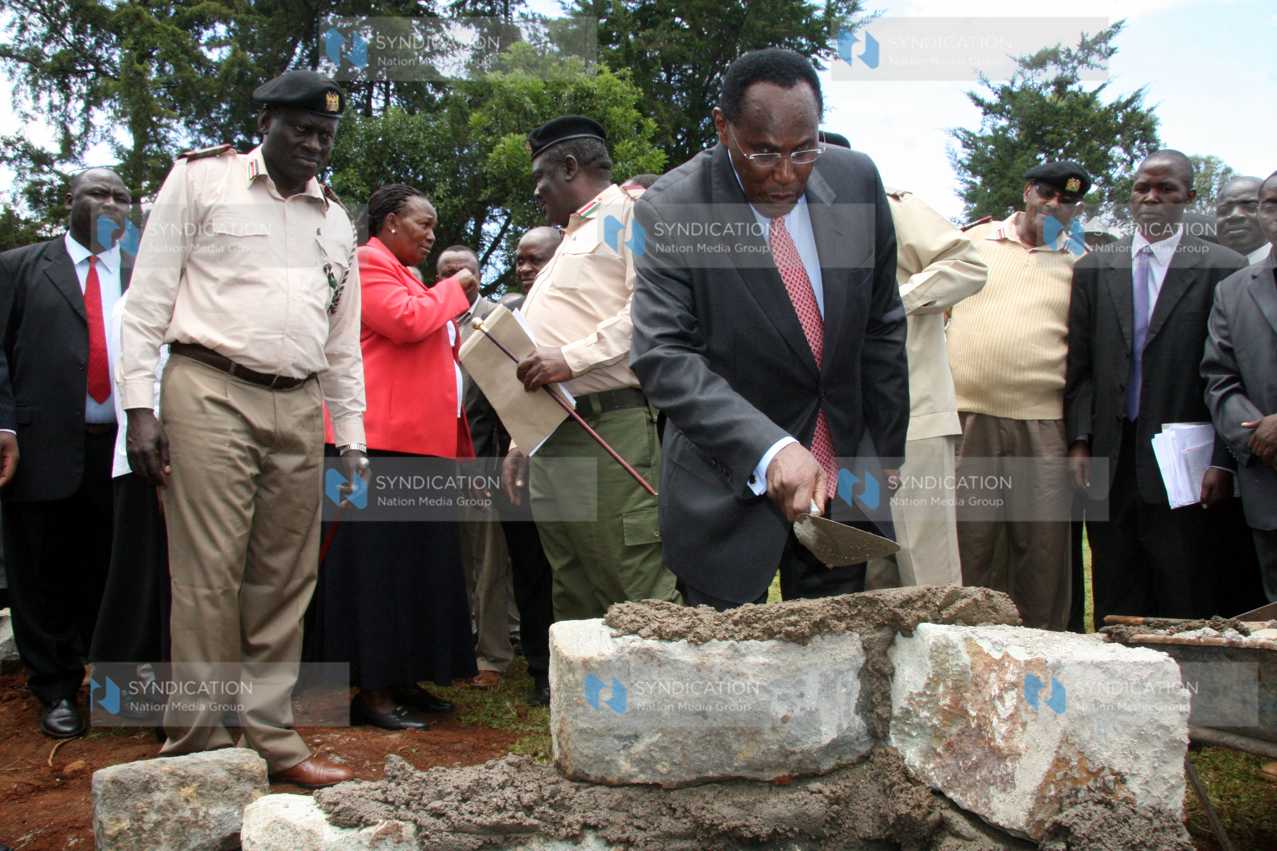 Internal Security Minister Prof George Saitoti