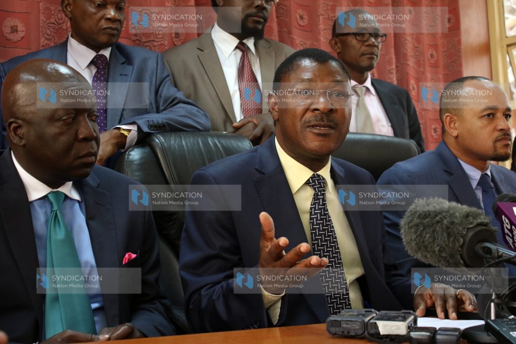 Bungoma Senator Moses Wetangula