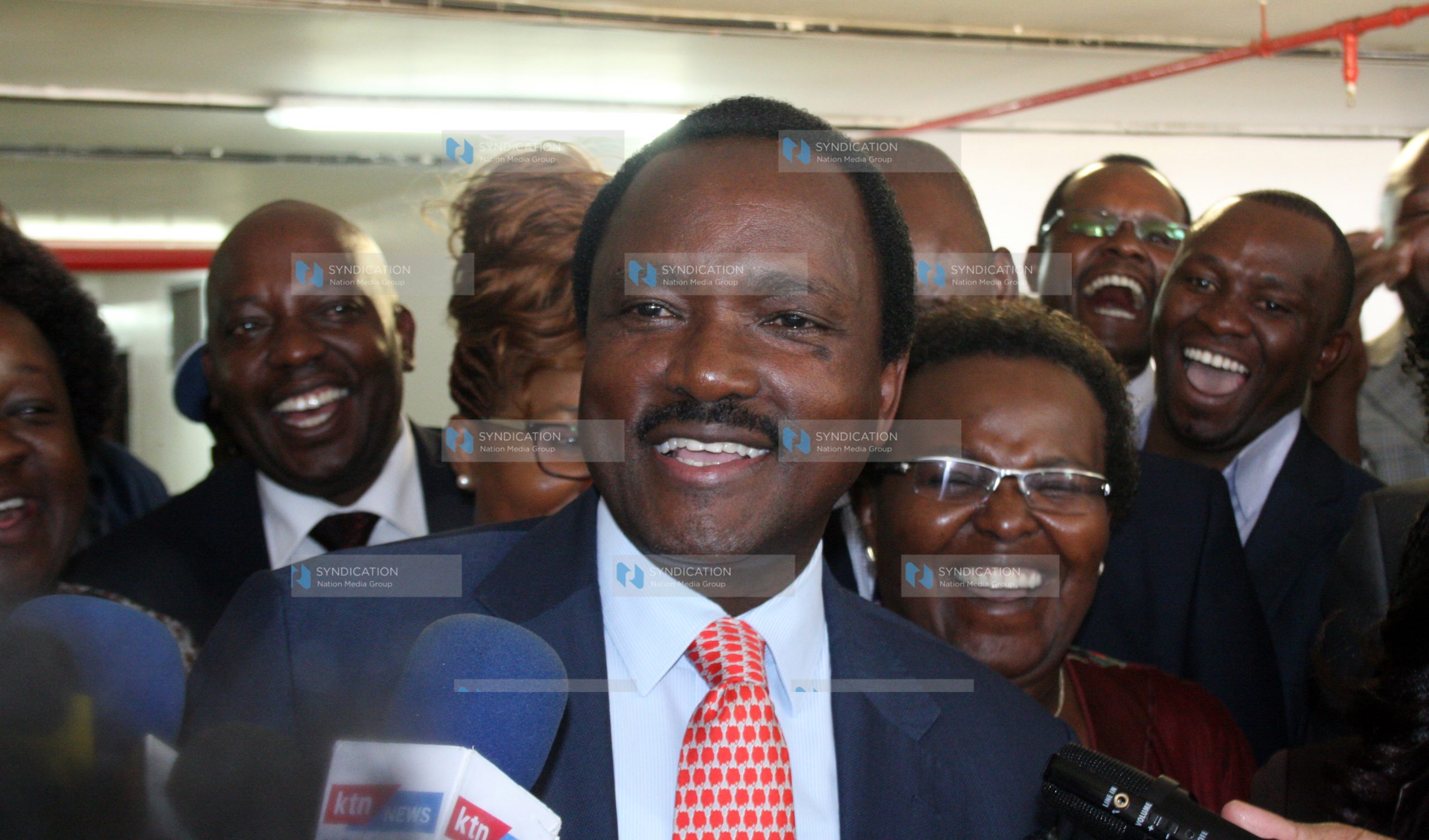 Kalonzo Musyoka with other members of Parliament