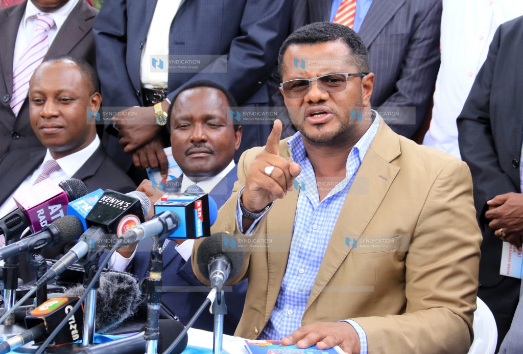 National Executive Council (NEC) members address the media