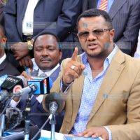 National Executive Council (NEC) members address the media