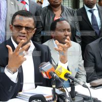 National Executive Council (NEC) members address the media