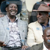 Prime Minister Raila Odinga and Johnston Muthama
