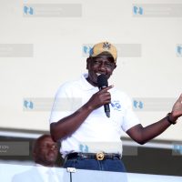 President William Ruto address fans