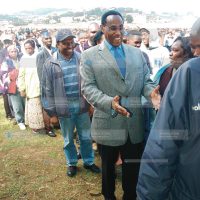 Outgoing Kajiado North MP Prof. George Saitoti