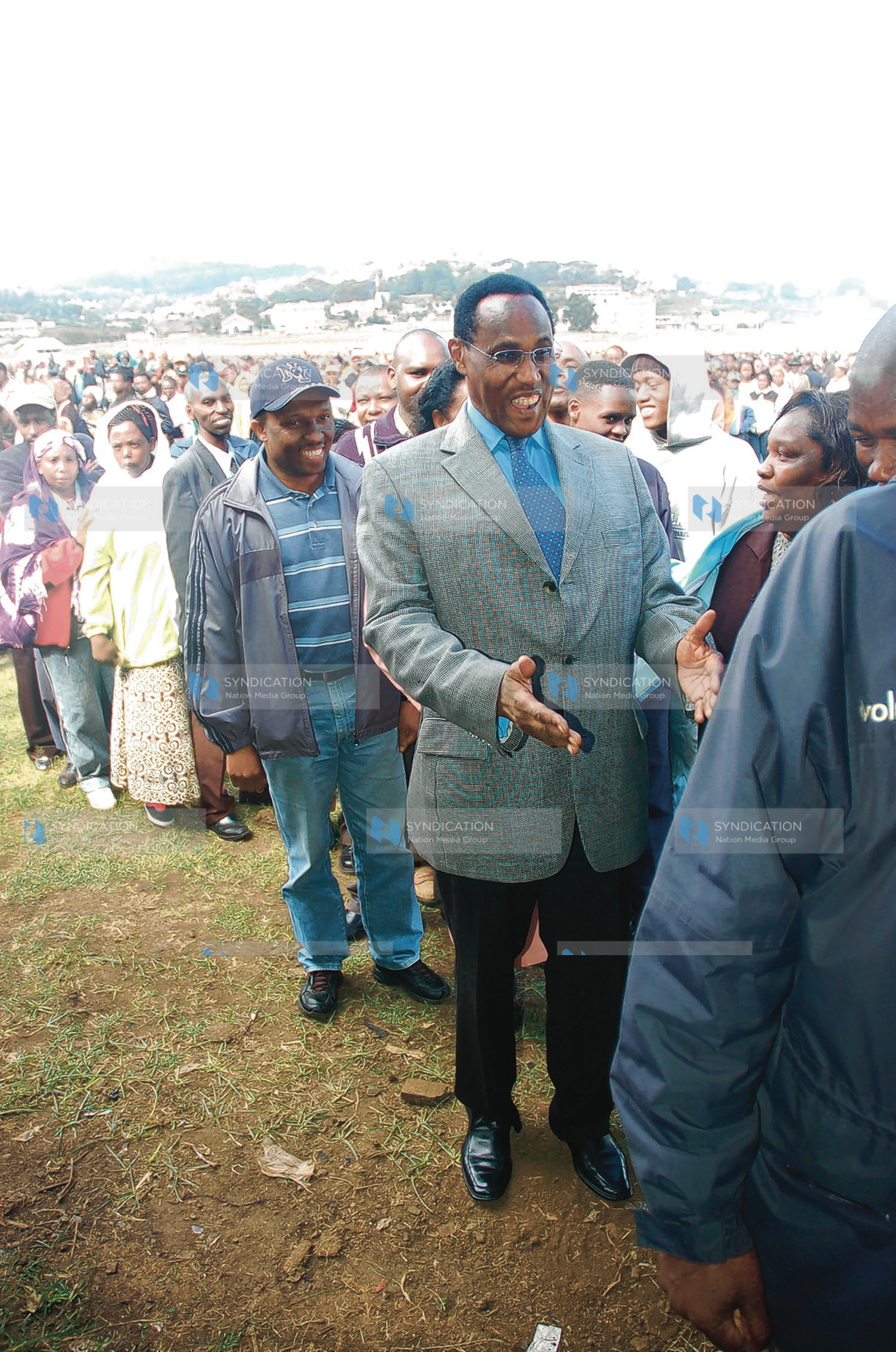 Outgoing Kajiado North MP Prof. George Saitoti
