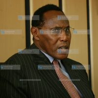Prof. George Saitoti the minister of state for provincial administration and internal security