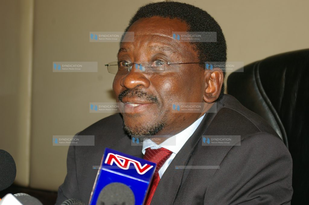 Lands Minister James Orengo
