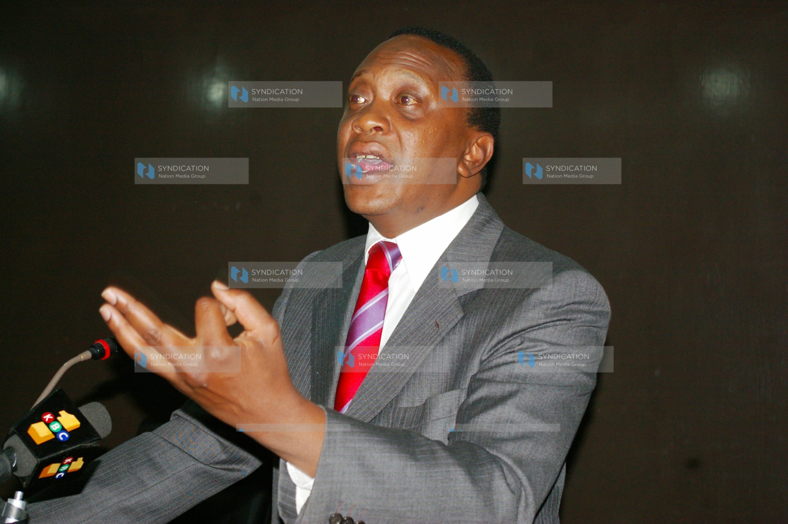 Trade Minister Uhuru Kenyatta