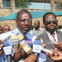 Agriculture Minister Mr. William Ruto, address the press