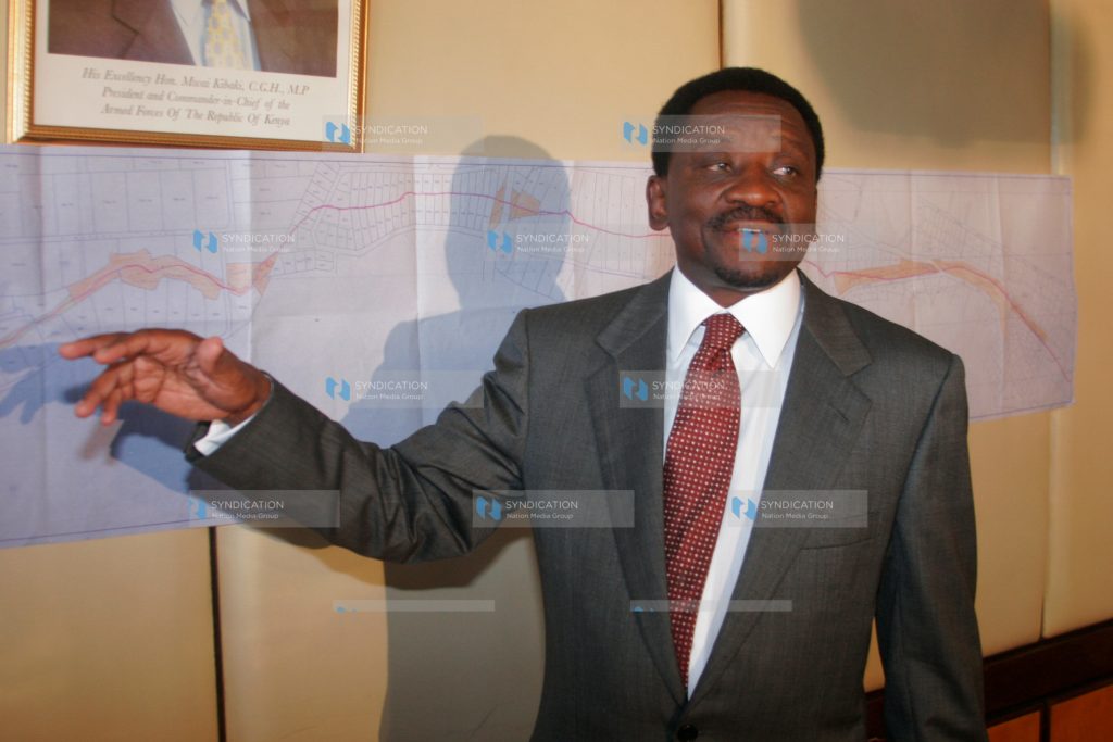 Lands Minister James Orengo