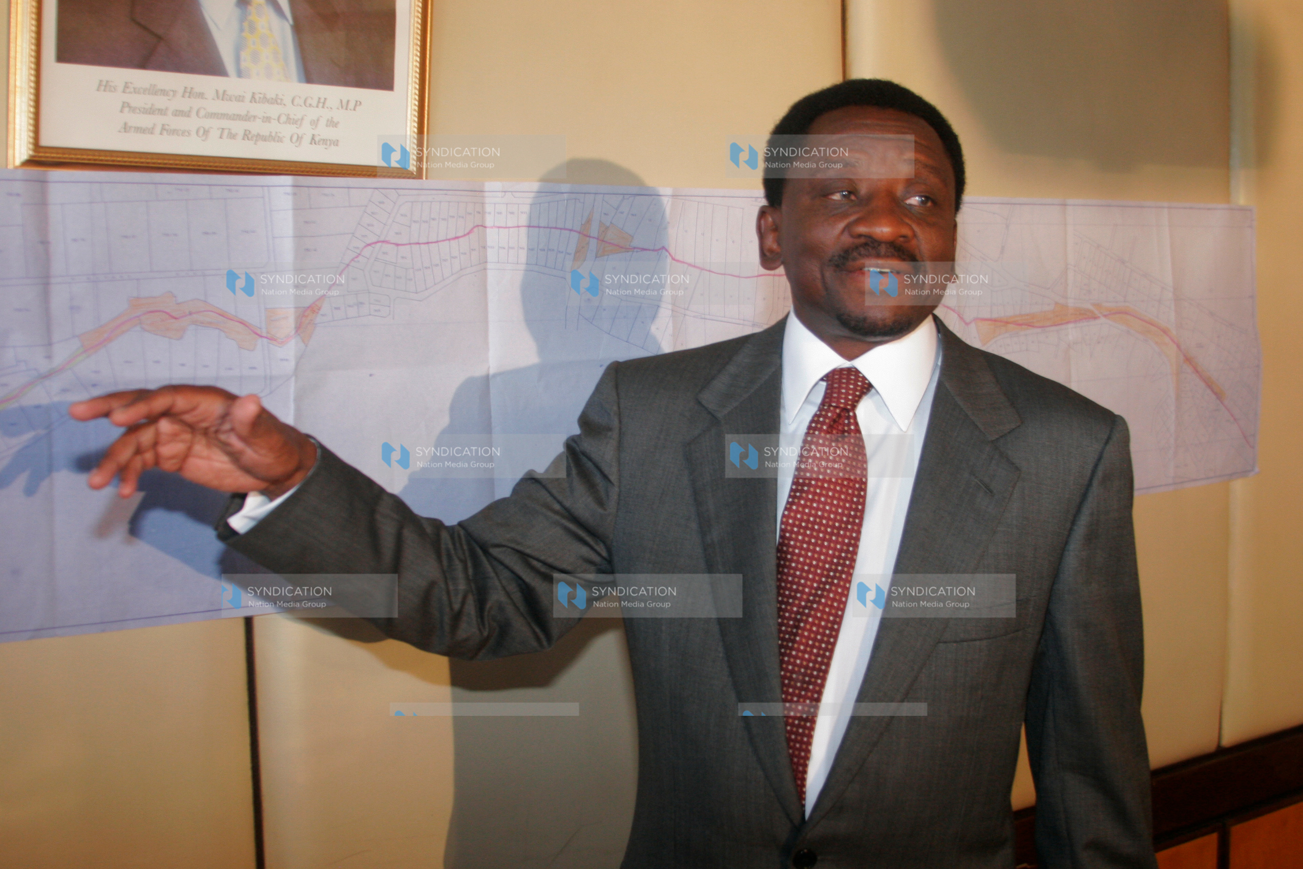 Lands Minister James Orengo