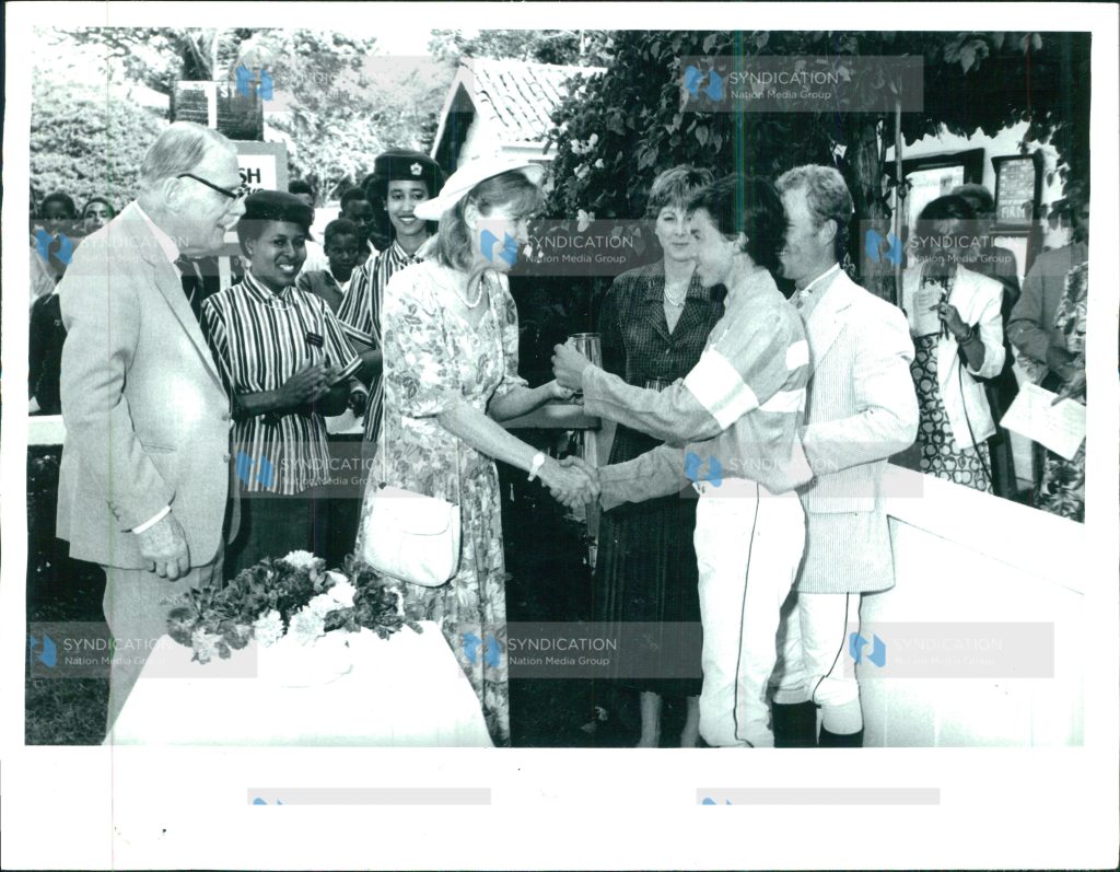 John Limb Junior, who rode Shinar to victory in the British Airways Trophy race