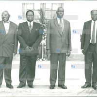 President Moi and the three main Opposition leaders hold a rare three-hour meeting at State House