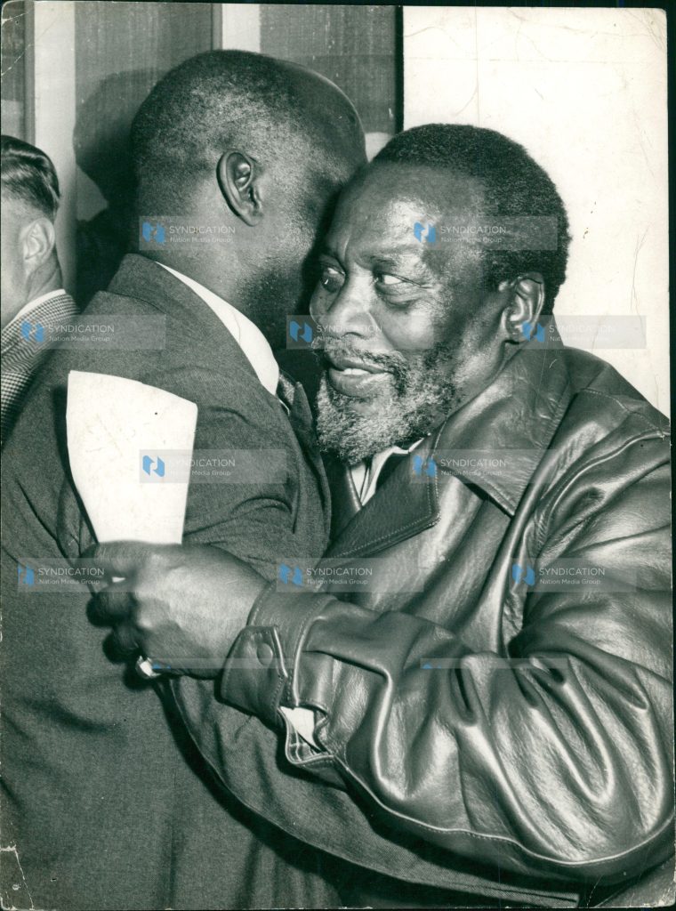 Mzee Jomo Kenyatta is released from detention in Maralal after eight years, eight months and 27 days