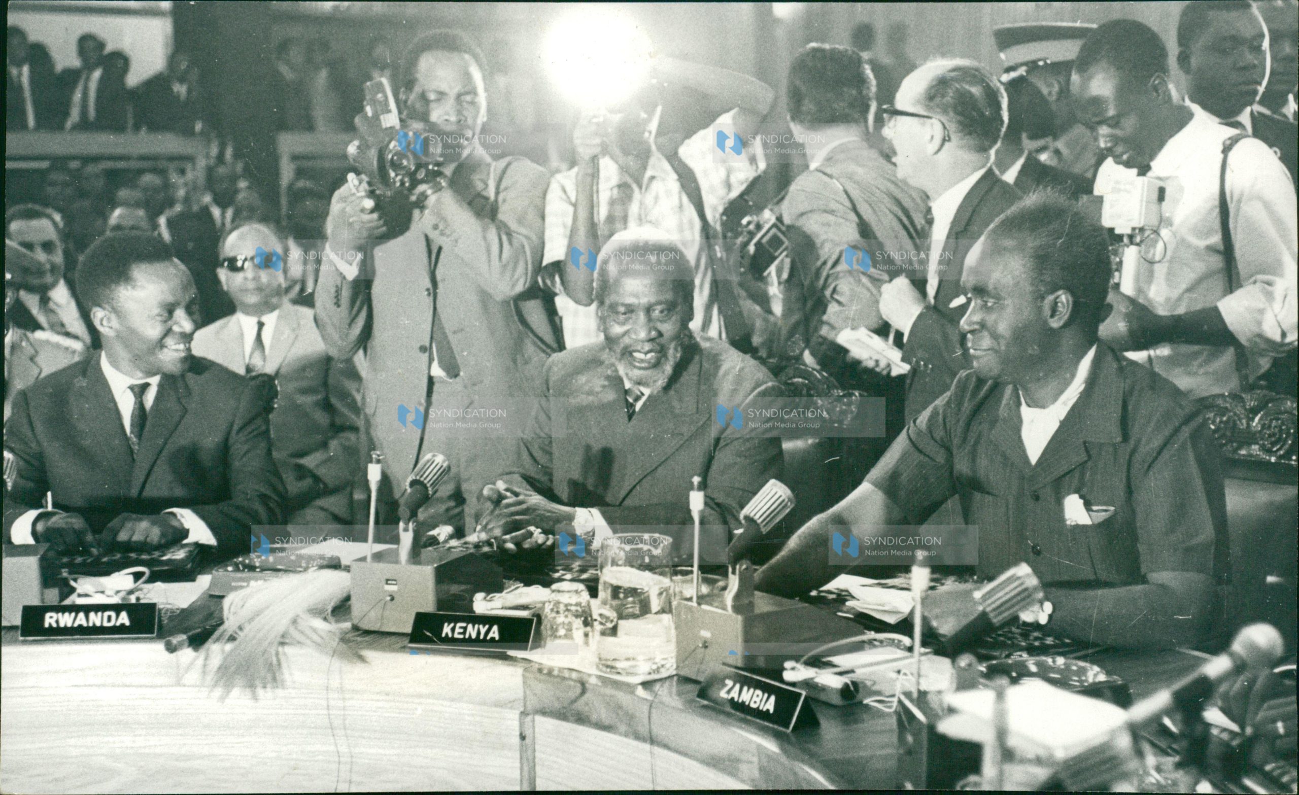 Eleven East and Central African Heads of State meet in Kampala, Uganda, for a summit conference