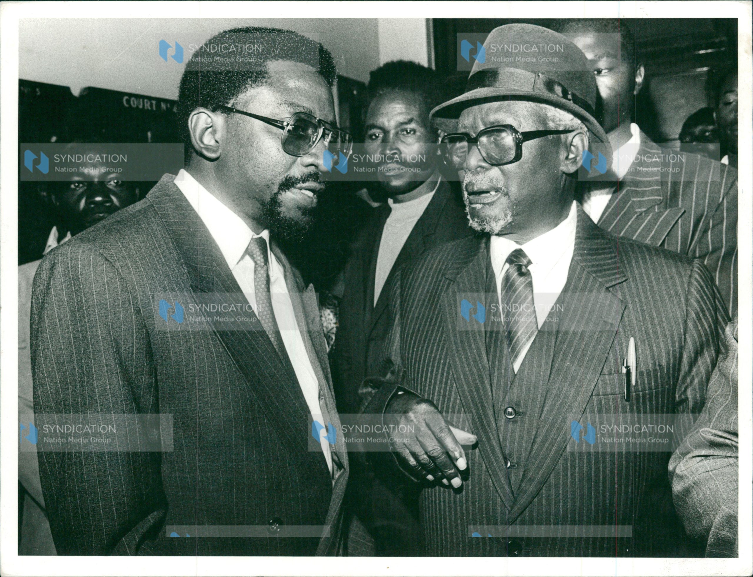 The High Court rejects Jaramogi Oginga Odinga’s (right) application to have his proposed National Democratic Party (NDP) registered