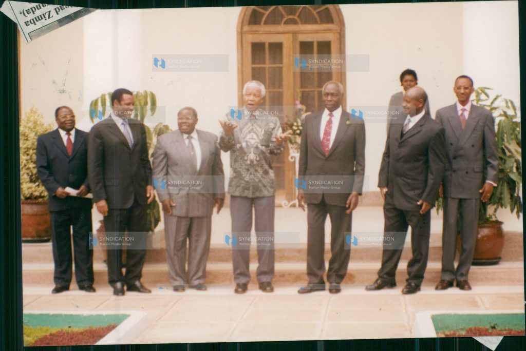 Five African Presidents witness the last three Tutsi extremist parties