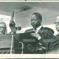 President Daniel Toroitich arap Moi, 59, is nominated as the sole candidate for the presidency