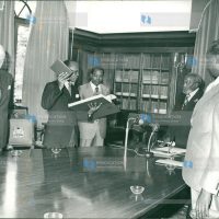 Swearing-in of two High Court Judges by President Mzee Jomo Kenyatta