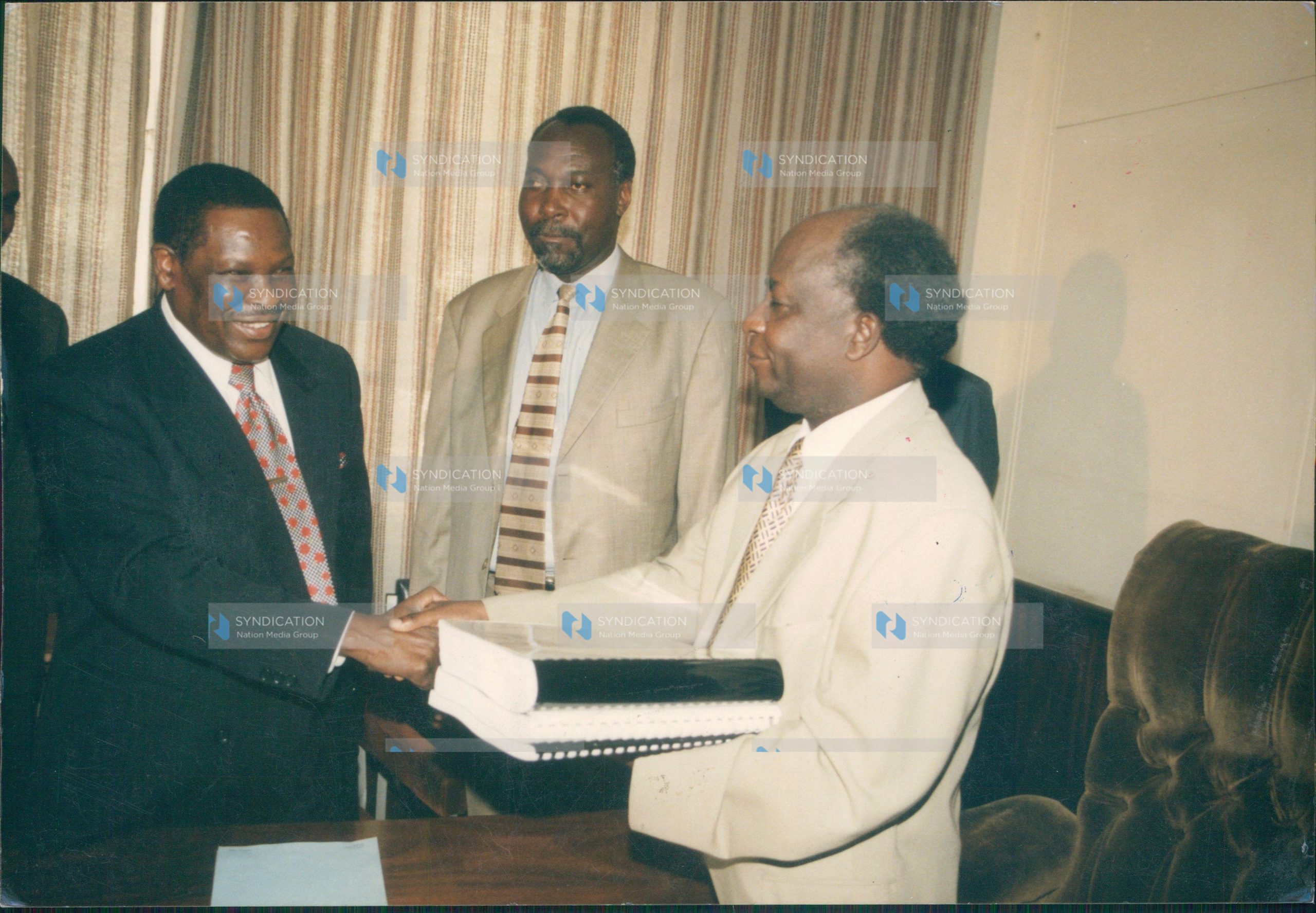 Local Government Minister Joseph Kamotho announces the retirement of City Council town clerk Zipporah Wandera