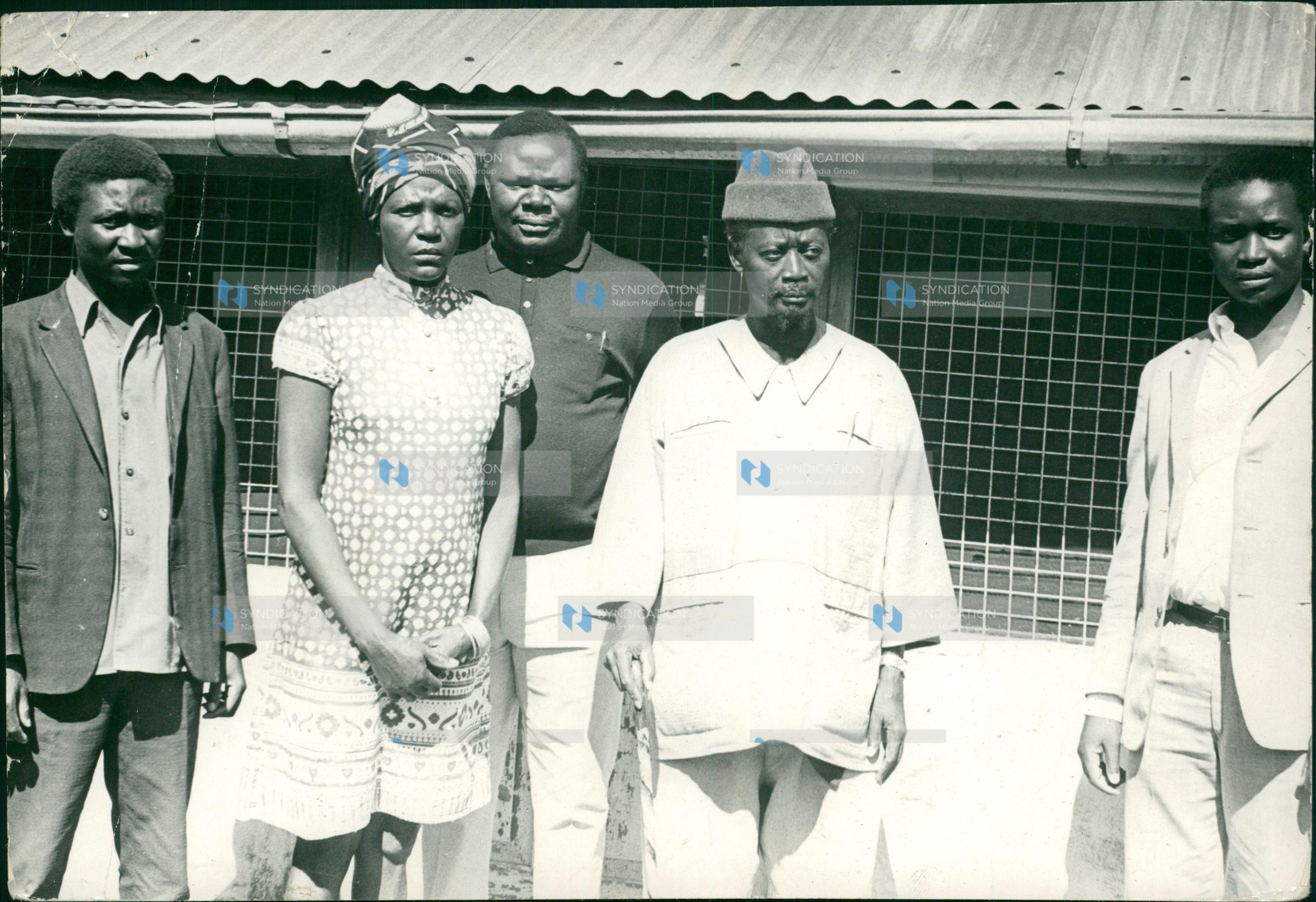 Mr. Oginga Odinga, former leader of the banned Kenya People’s Union