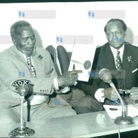 President Mzee Jomo Kenyatta after assenting to Hanging Bill in 1973. 